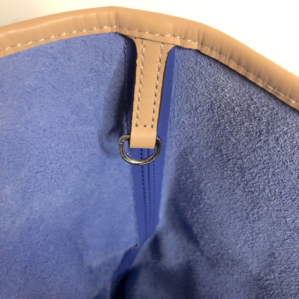 Coach Blue & Yellow Leather Tote Bag - Picture 13 of 13